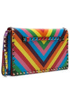 Rockstud Flap Clutch 1973IW2B0399NPI P12 Rainbow - VALENTINO - BALAAN 2