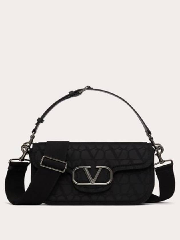 Toile Iconographe Technical Fabric Cross Bag Black - VALENTINO - BALAAN 2