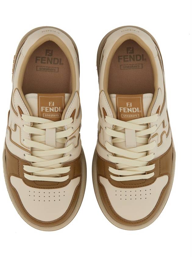 Match Low Top Sneakers Brown - FENDI - BALAAN 4