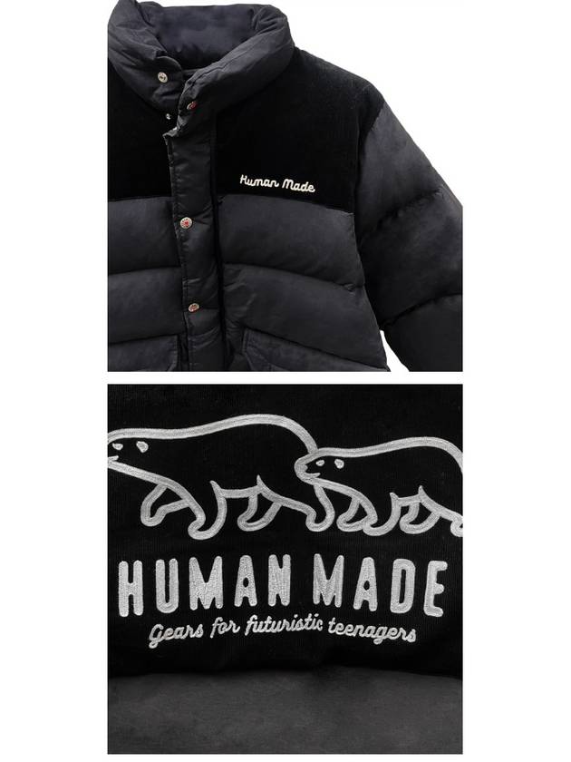 Print Down Padding Black - HUMAN MADE - BALAAN 6