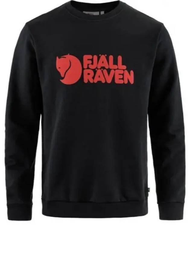 Logo Print Long Sleeve T-Shirt Black - FJALL RAVEN - BALAAN 2