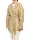 15041022650 ALPINO 001 Women s Linen Jacket - MAX MARA - BALAAN 4