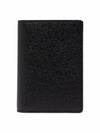 Leather Bi-Fold Card Wallet Black - MAISON MARGIELA - BALAAN.