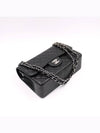 Classic Grained Calfskin Large Shoulder Bag Black - CHANEL - BALAAN 7