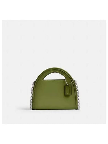 Top Handle Card Wallet Green - COACH - BALAAN 1