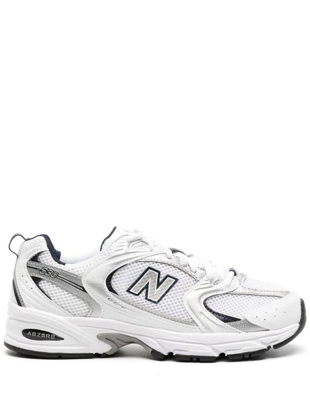 530 Retro Running Low Top Sneakers Navy White - NEW BALANCE - BALAAN 2