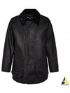 Men's Beaufort Wax Jacket Black - BARBOUR - BALAAN 2