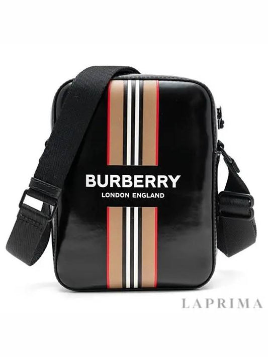 Logo Icon Stripe Cross Bag Black - BURBERRY - 2