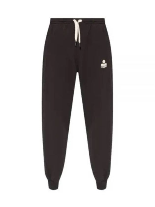 Etoile Malona MALONA Logo Jogger Pants Black - ISABEL MARANT - BALAAN 2