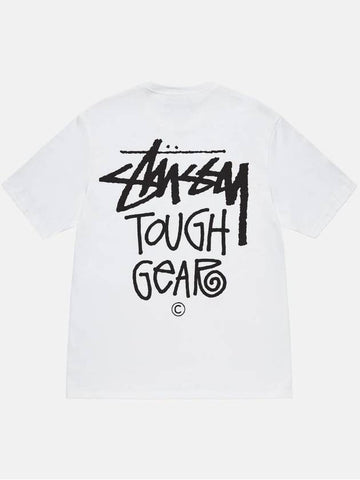 Tough Gear TShirt White - STUSSY - BALAAN 1