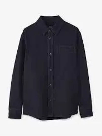 Basile Brodee Long Sleeve Shirt Navy - A.P.C. - BALAAN 2