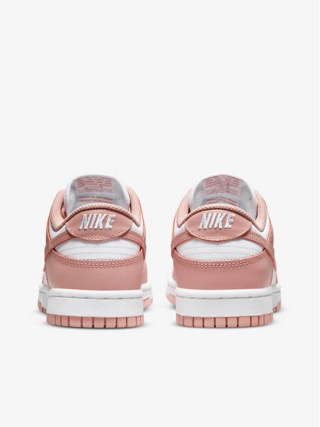 Women's Dunk Low Top Sneakers Rose Whisper - NIKE - BALAAN 7