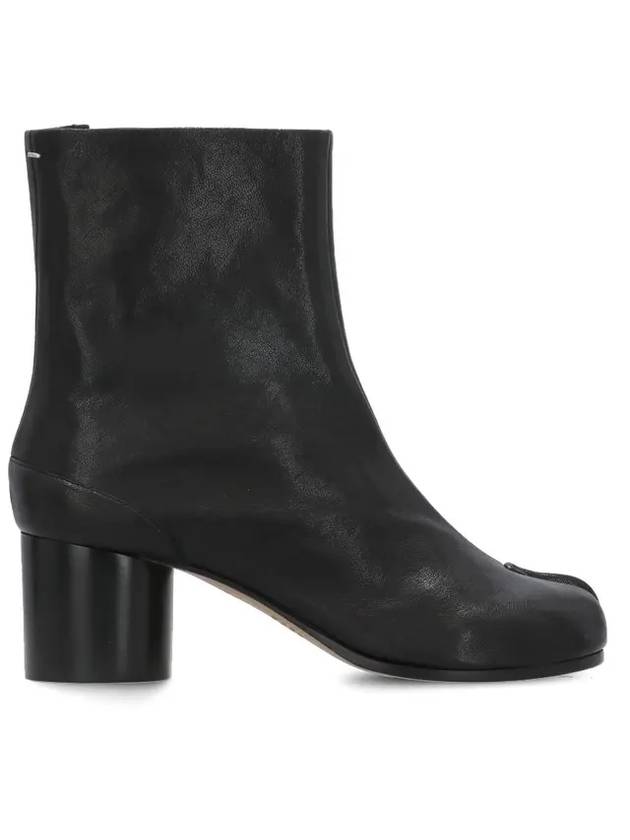 Tabi Lambskin Ankle Middle Boots Black - MAISON MARGIELA - BALAAN 1