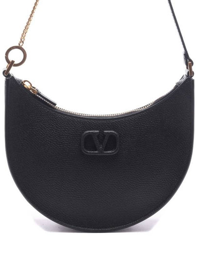 V Logo Mini Shoulder Bag Black - VALENTINO - BALAAN 2