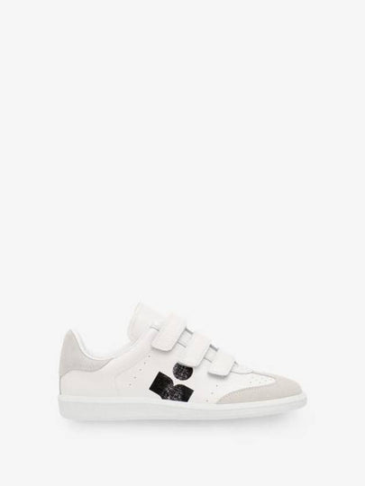 Beth Logo Leather Low Top Sneakers White - ISABEL MARANT - BALAAN 2