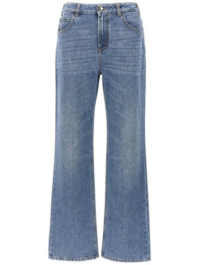 Denim Straight Pants CHC24SDP03157470 P24 FOGGY BLUE - CHLOE - BALAAN 2