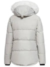 Original Threequarter Jacket White Fur Grey - MOOSE KNUCKLES - BALAAN 5