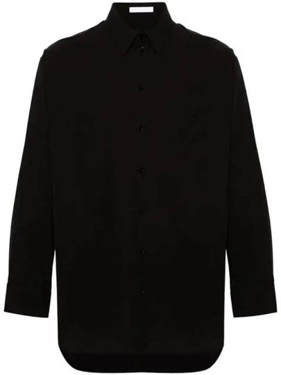 Cotton Button Up Shirt Black - HELMUT LANG - BALAAN 2