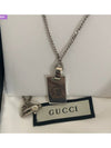 Ghost GG Pendant Necklace YBB455315001 Silver - GUCCI - BALAAN 9