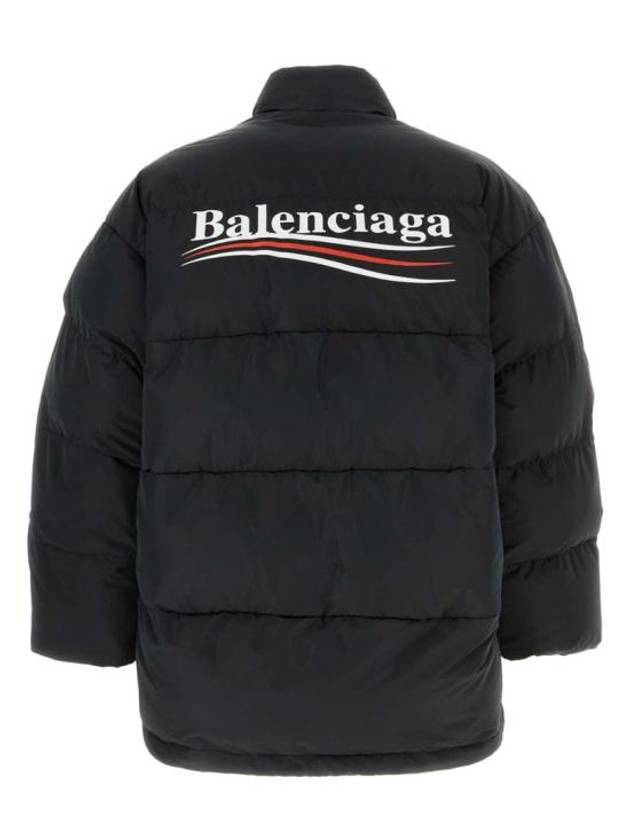 Political Wave Logo Padding Black - BALENCIAGA - BALAAN 3