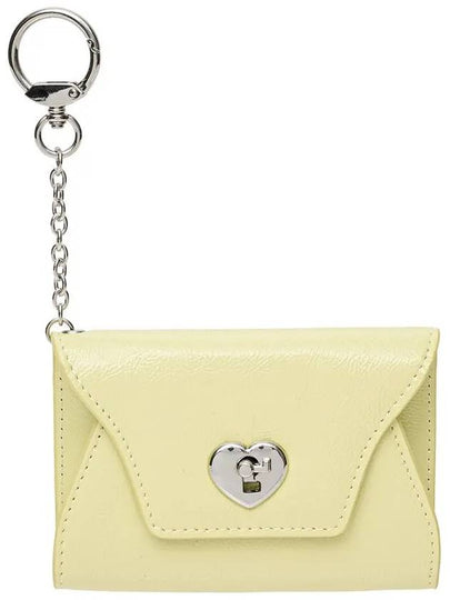 Heartlock Keyring Multi Pouch Card Wallet Pale Lemon - LE MASQUE - BALAAN 2