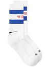 Iconic Logo Socks White - VETEMENTS - BALAAN 1