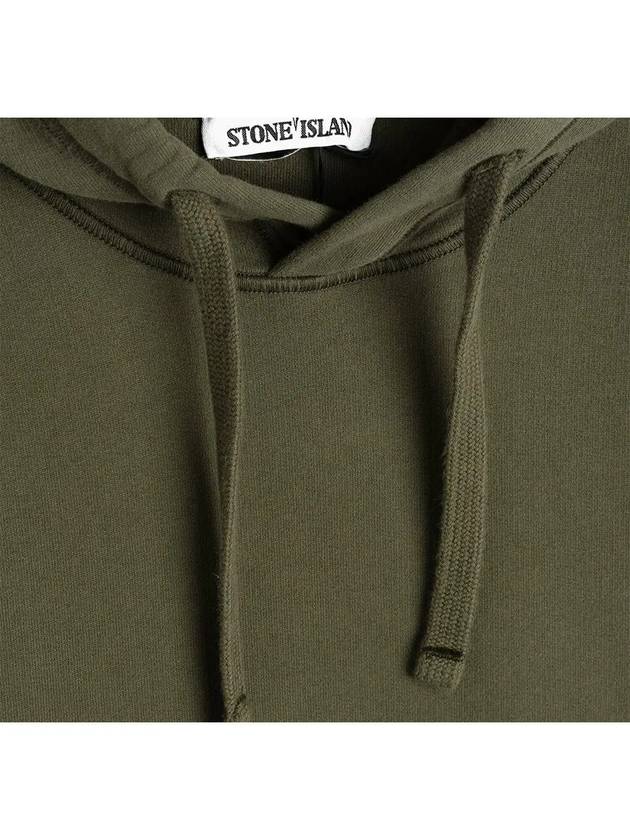 Wappen Patch Hoodie Khaki - STONE ISLAND - BALAAN 6