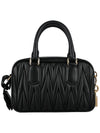 Matelasse Nappa Leather Tote Bag Black - MIU MIU - BALAAN 6