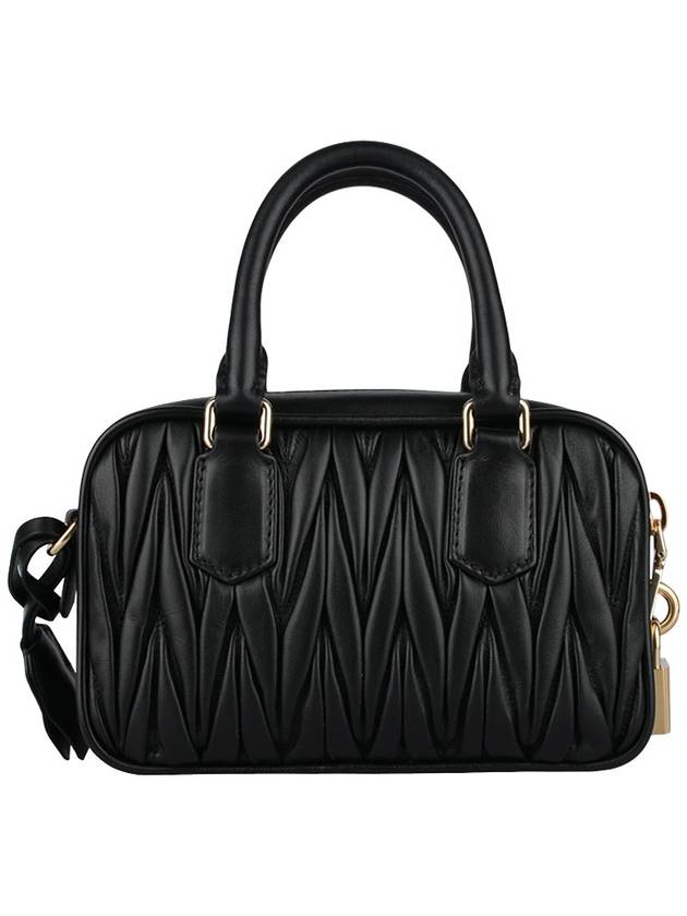 Matelasse Nappa Leather Tote Bag Black - MIU MIU - BALAAN 6