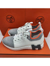 Men's Depart Low Top Sneakers Gris Blanc - HERMES - BALAAN 2