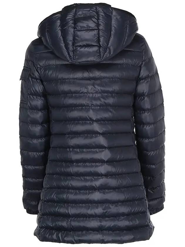 Women's Menthe Hooded Goose Down Lightweight Padding Navy - MONCLER - BALAAN 4