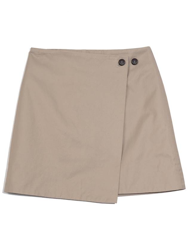 Happiness two button wrap skirtbeige - HARDCORE HAPPINESS - BALAAN 4