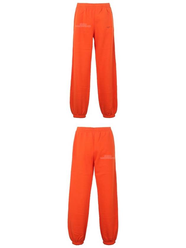 Logo Printing Track Pants Orange - OFF WHITE - BALAAN.