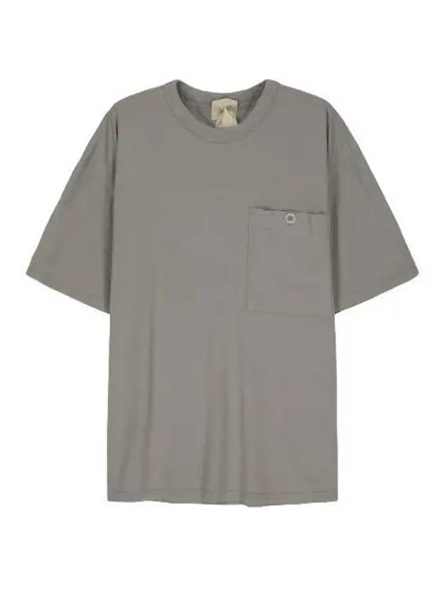 Chest pocket short sleeve t shirt dark gray - TEN C - BALAAN 1