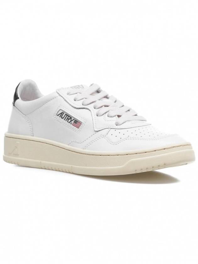 Medalist Goatskin Low Top Sneakers White - AUTRY - BALAAN 3