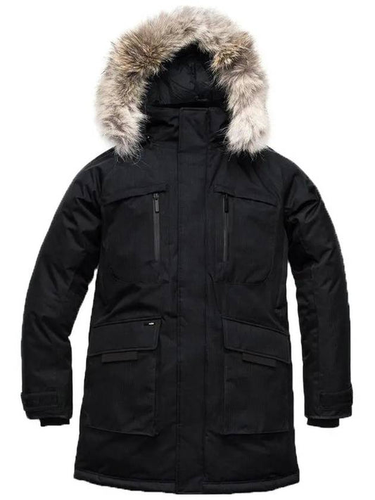 Calvin padded jacket black KALVIN BLACK - NOBIS - BALAAN 1