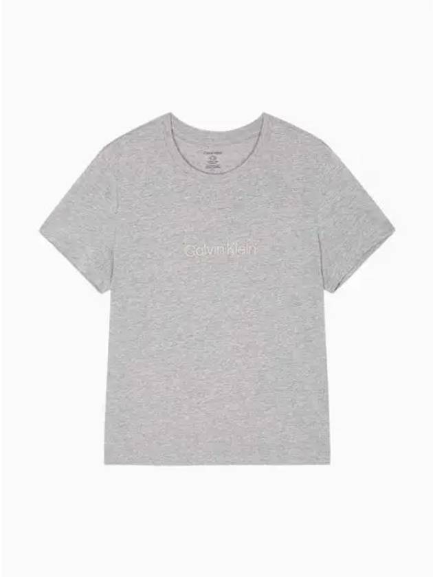 Classic Logo Lounge Short Sleeve T-Shirt Grey - CALVIN KLEIN - BALAAN 2