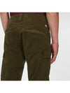 Men's Stretch Sateen Cargo Straight Pants Khaki - CP COMPANY - BALAAN 6