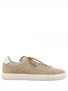 Lace-Up Sneakers Beige - BRUNELLO CUCINELLI - BALAAN 2