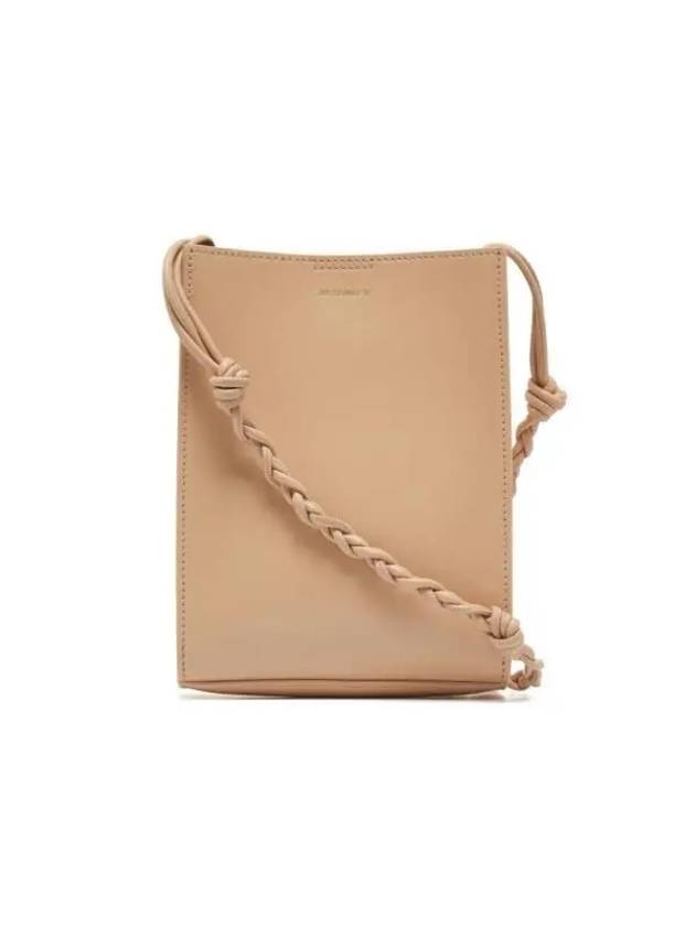 Tangle Smooth Leather Small Cross Bag Beige - JIL SANDER - BALAAN 3