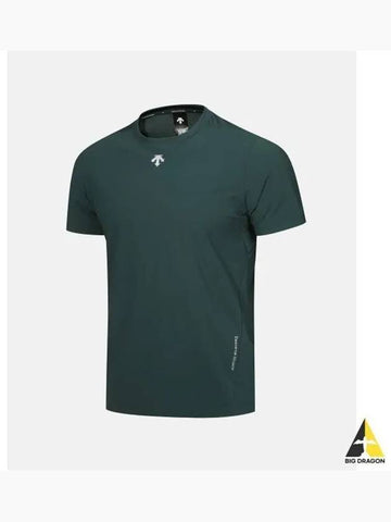 ICEMOTION Cooling Tricoat Short Sleeve T Shirt Dark Green SP323TTS71 - DESCENTE - BALAAN 1