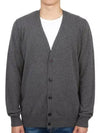 Cashmere Back Stitch Cardigan Grey - MAISON MARGIELA - BALAAN 2