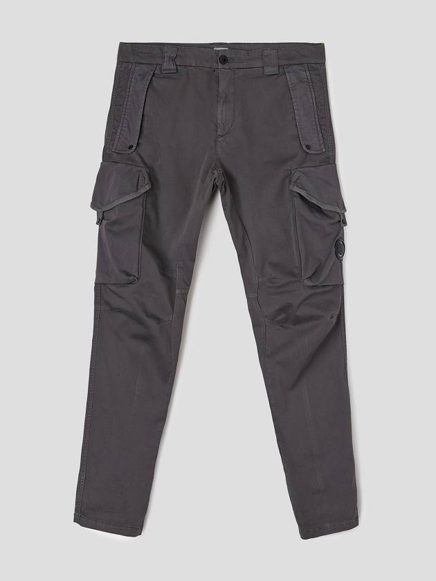 Lens Wappen Garment Dye Utility Cargo Pants Gray - CP COMPANY - BALAAN.