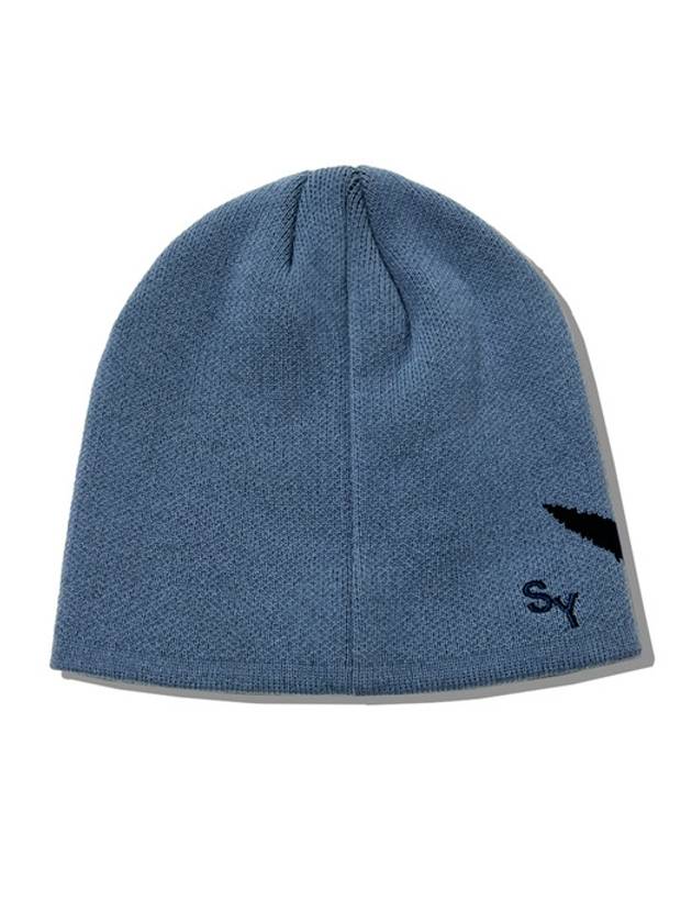 Piercing x-ray logo knit beanie sky blue - S SY - BALAAN 4