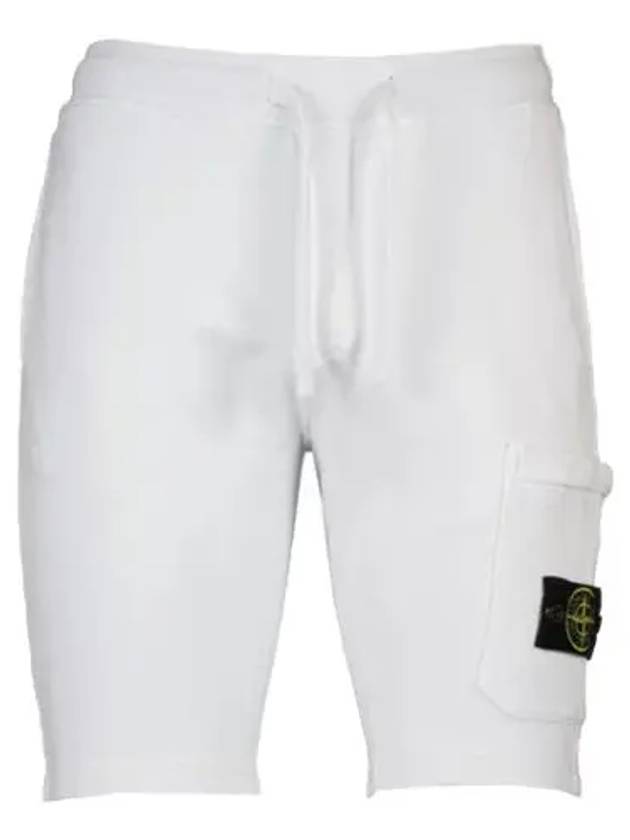 Men's Waffen Bermuda Training Shorts Ice - STONE ISLAND - BALAAN.