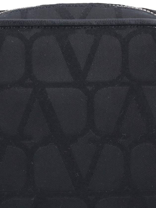 V Logo Pattern Cross Bag Black - VALENTINO - BALAAN 5