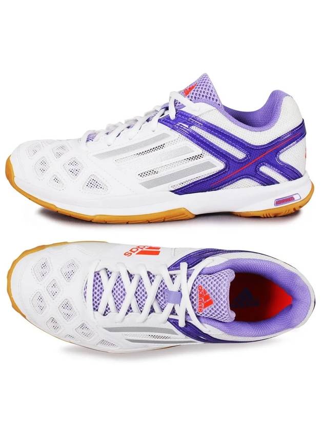 Women's Feather Team Low-Top Sneakers Purple - ADIDAS - BALAAN 1