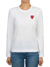 Comme des Gar ons Double Wappen Women s Long Sleeve T Shirt AZ T291 051 2 - COMME DES GARCONS PLAY - BALAAN 1