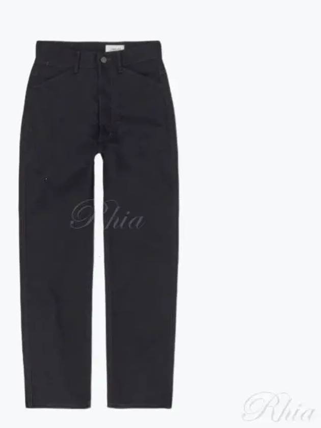 Cotton Curved 5 Pocket Jeans Black - LEMAIRE - BALAAN 2