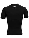 Men's Heart Gear Compression Short Sleeve T-Shirt Black - UNDER ARMOUR - BALAAN 3